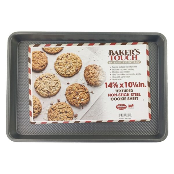 14.62" Textured Non-Stick Steel Cookie Sheet