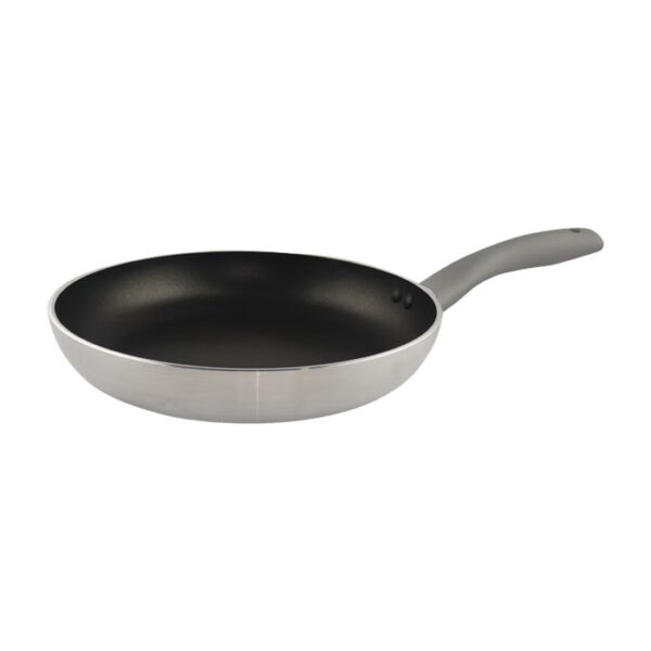 10" Deep Fry Pan Silver Aluminium