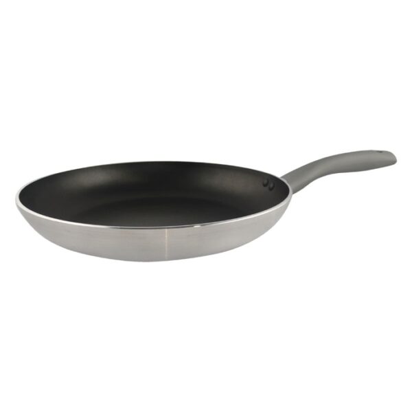 12" Deep Fry Pan Silver Aluminium