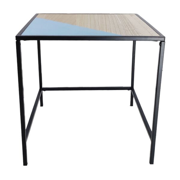17" Nested Side Table Black/ Natural
