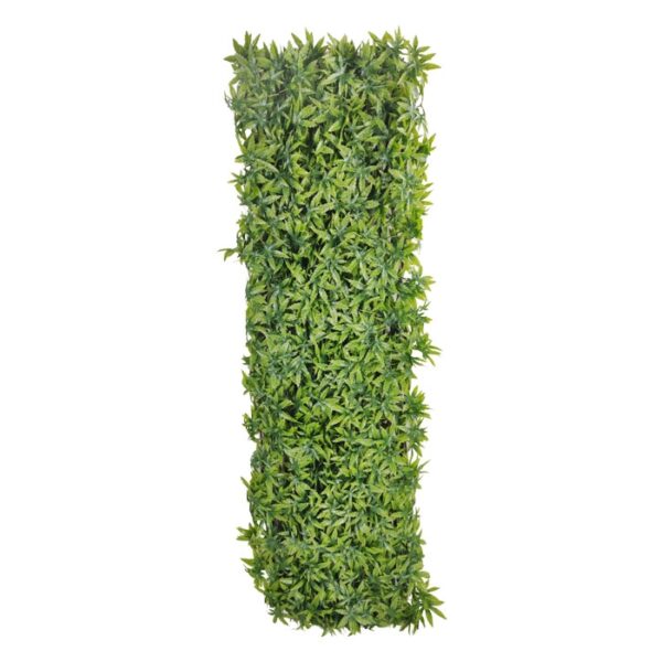1.2 M Fence Wood Flower Plastic Green