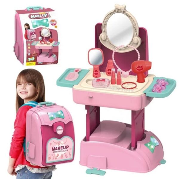 2 In 1 Make Up Set Backpack