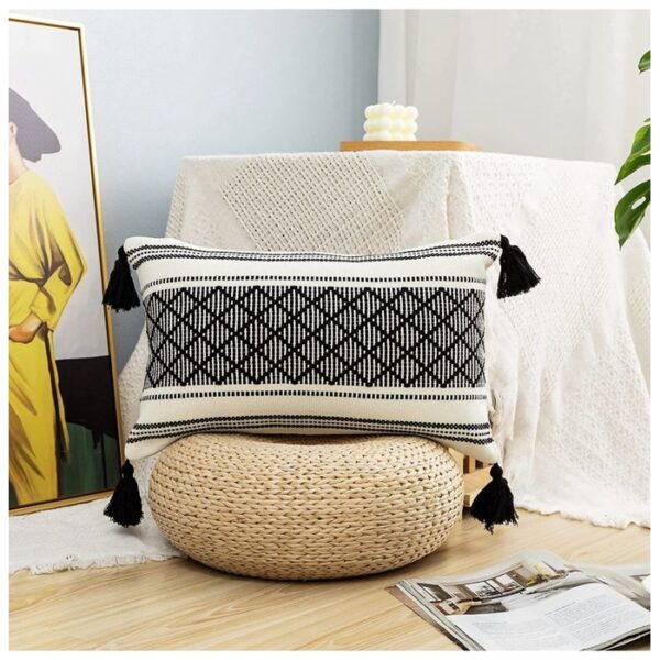 Decorative Pillow With 450G Filling Black