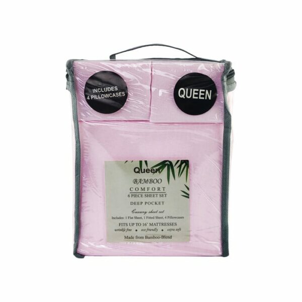 Bamboo Sheet Set Queen Assorted Color