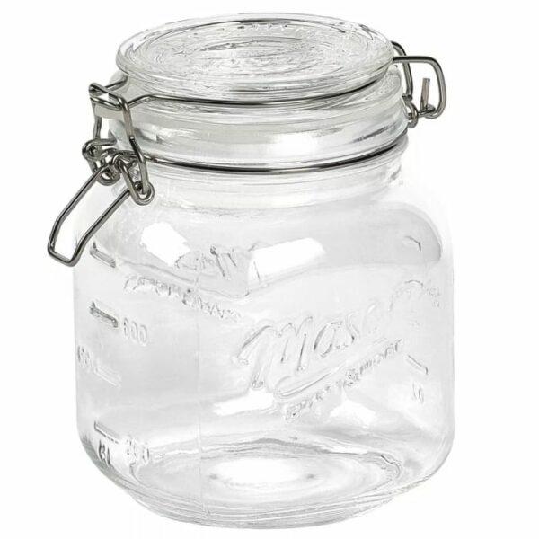 1.5 Liter Glass Jumbo Clamp Jar