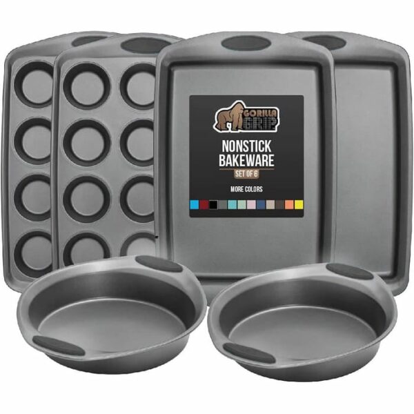 6 Pieces Oven Tray-Black Bakeware