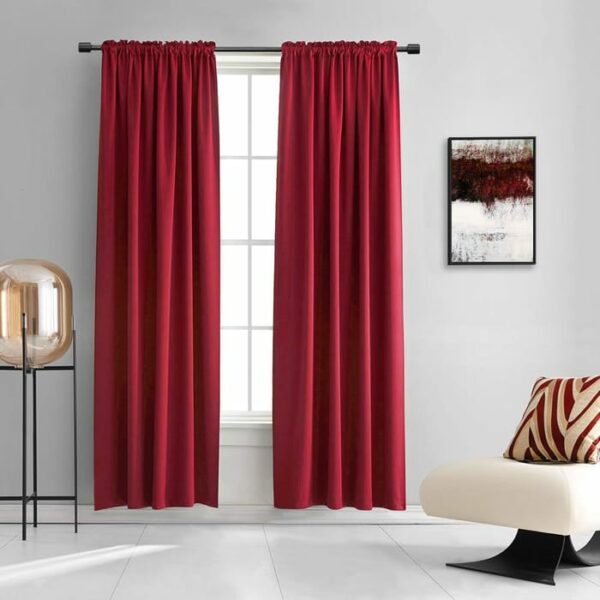 Neil Blackout 54x84 Grommet Panel Coral