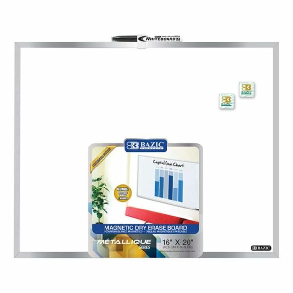 16"x20" Aluminium Framed Magnectic Dry Erase Board