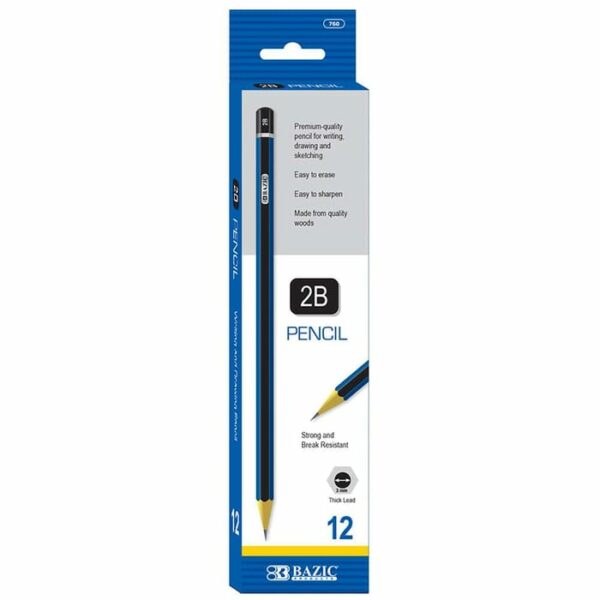 2B Premium Wood Pencil 12 Pack
