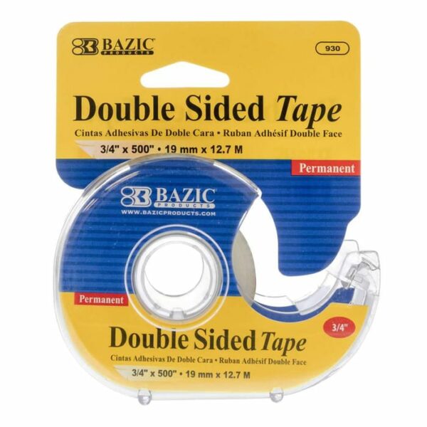 3/4''x500' Double Sided Permanent Tape