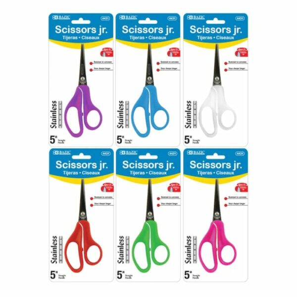 5" Pointed Tip School Scissors