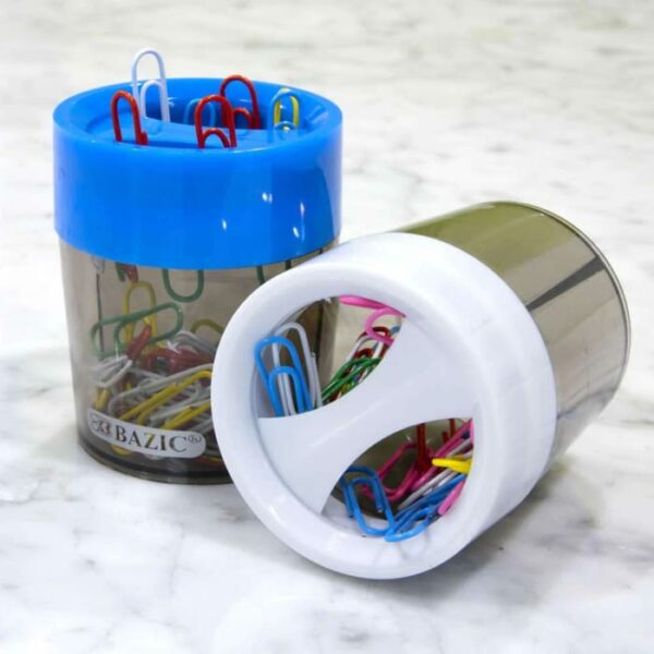 Magnetic Paper Clips Holder Assorted Color