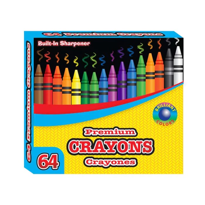 The Teachers' Lounge®  Short Colored Pencils, 64 Count with Sharpener