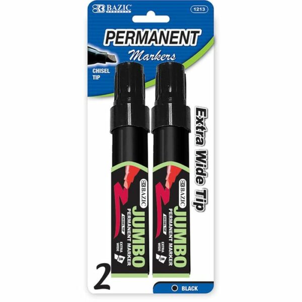 8mm Jumbo Chisel Tip Permanet Makers 2 pack