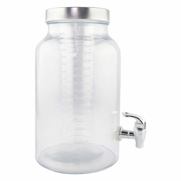 1.5 Gallon Dispenser With Lid Black