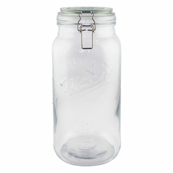 4.5 Liter Glass Jumbo Clamp Jar