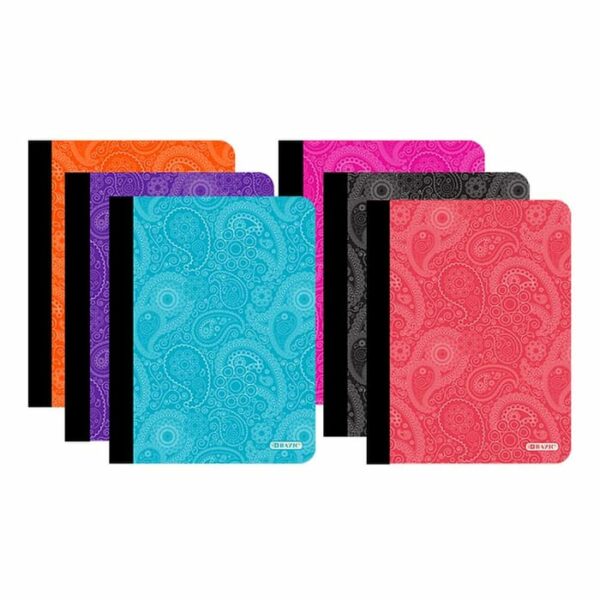 Paisley Composition Book College Ruled 100 Count