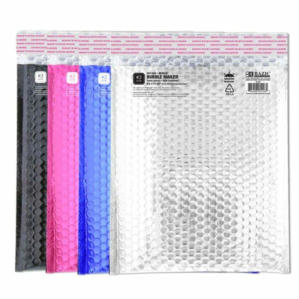 8.5"x11.25" Metallic Bubble Mailers