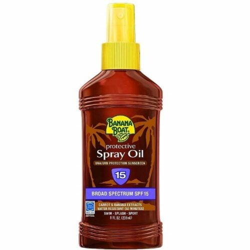 Banana Boat Protective Sunscreen Spray Oil 8 Oz