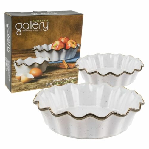 Geneva  Set OF 2 Pie Plate