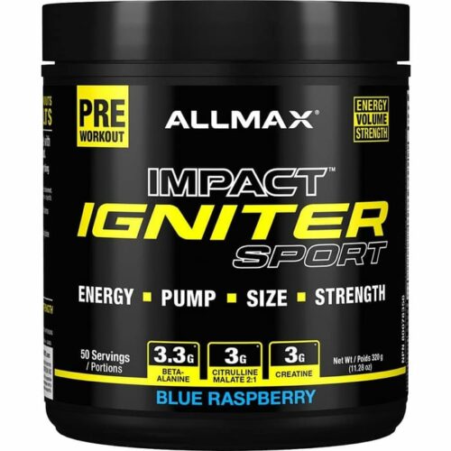 Allmax Impact Igniter Sport Blue Raspberry 320g