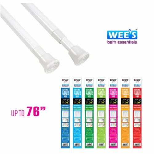Wee's Spring Tension Curtain Rod 41"x76" Assorted