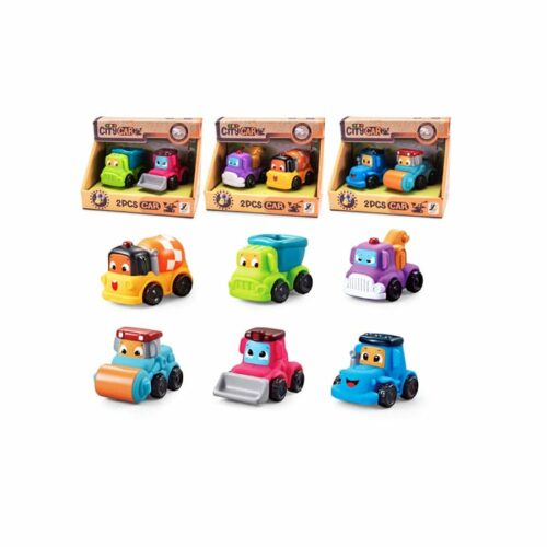 2 Pieces Free Wheel Car