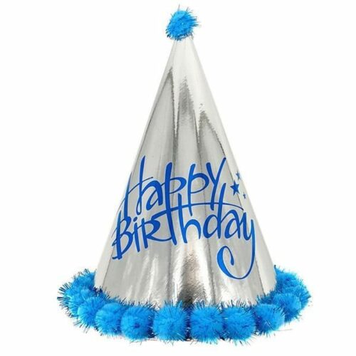 Big Size Hat With Pom Pom 24 cm Assorted Colors