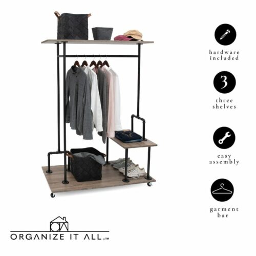 Pipe Line Closet Organizer