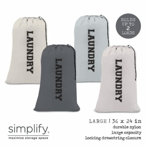 Laundry Bag 36x24 Asst Printed "laundry" Astc2