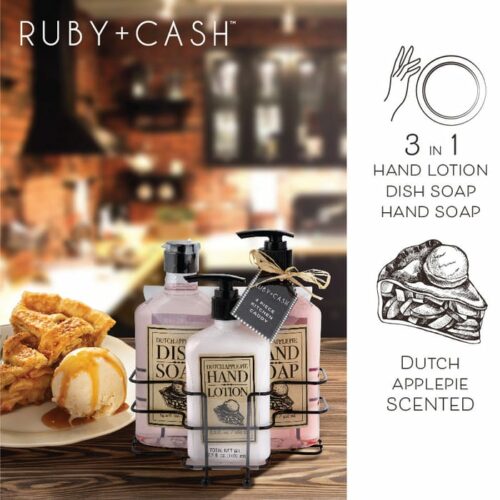 4pc Kitchen Cady Set Hand Lotion/Dish/Hand Soap