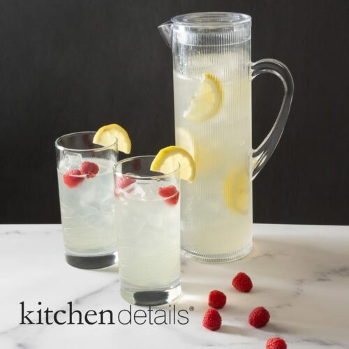 Acrylic Pitcher Assorted Smoke Gray & Clear