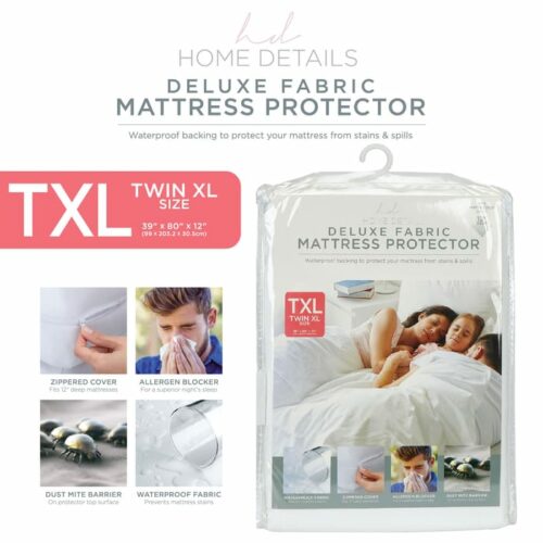 Mattress Cover Ziprd Twin Extra Long Woven 80x39