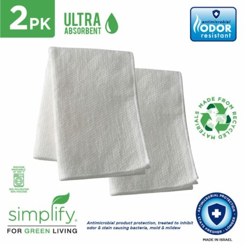 2Pk Ultra Aborbent Bar Mops Kitchen Towels 16 x19