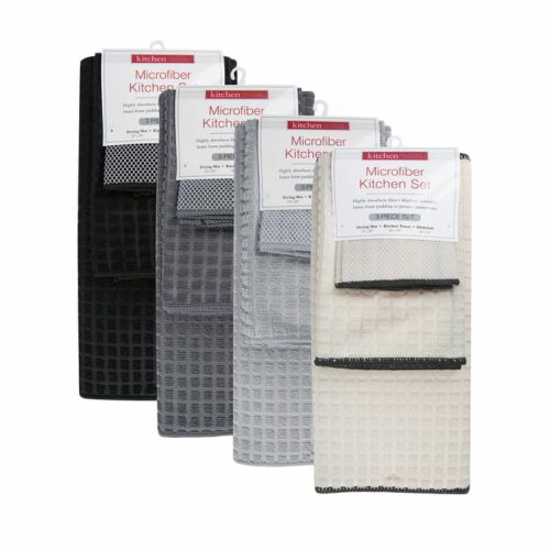 3pc Set - Dry Mat/mic.towel/dishcloth