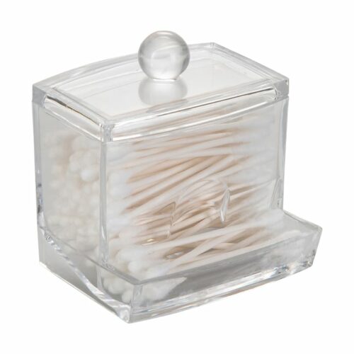 Q Tip Box-Clear