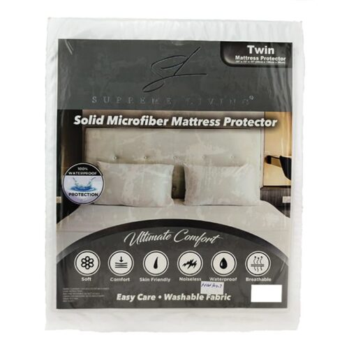 Microfiber Mattress Protector - Twin