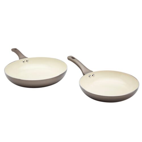 2 Pieces Aluminium Fry Pan