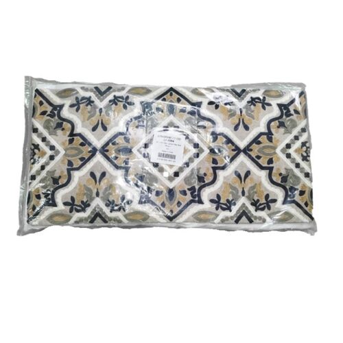 Cotton Embroised Lumbar Pillow