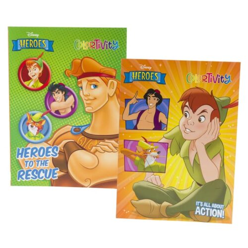 Coloring Book Disney Heroes Assorted 80 Pages