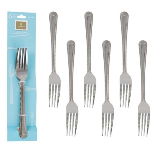 Dinner Fork Tustin Steel 6 Pieces